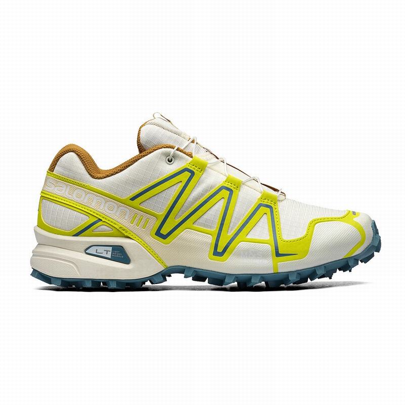 Salomon Trail Løbesko Herre Beige / Lyserød - SPEEDCROSS 3 (KOQIC-3074)